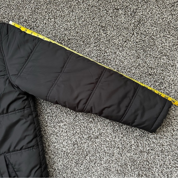 Men’s Weatherproof Vintage Black Fleece Lined Puffer Jacket Large - Picture 9 of 11